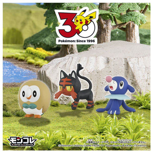 タカラトミー ポケットモンスター ポケモン30周年記念 モンコレ旅立ちの3匹セット アローラ地方 アローラ地方 ﾎﾟｹﾓﾝ30THﾓﾝｺﾚ3ﾋｷｾﾂﾄｱﾛ-ﾗ-イメージ3