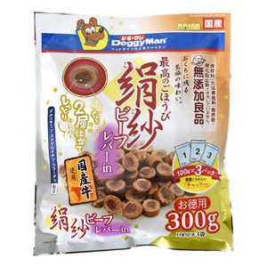 ドギーマンハヤシ 絹紗ビーフ レバーin 300g ｷﾇｻﾔﾋﾞ-ﾌﾚﾊﾞ-IN-イメージ1