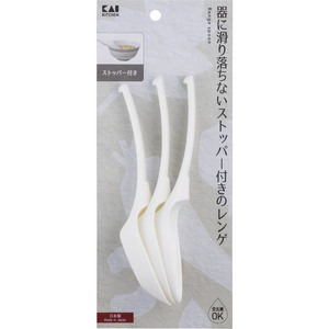 貝印 KK レンゲスプーン(3本入) FCJ560F-DH8114-イメージ2