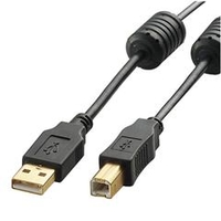 エレコム フェライトコア付きUSB2．0ケーブル ブラック0.7m U2C-BF07BK