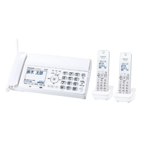 パナソニック デジタルコードレスファクス(子機2台タイプ) ホワイト KX-PD360DW-W