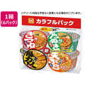 東洋水産 まめカラフルパック 4食入×6パック 1箱(6パック) F893746