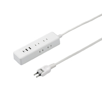 ヤザワ USBタップ6個口PD20W2．5m ホワイト H49025PD20WH