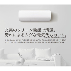 日立 「標準工事代金半額」 23畳 フィルター自動清掃 省エネハイパワーエアコン e angle select 凍結洗浄 白くまくん Xシリーズ RASJT7125DE5WS-イメージ5