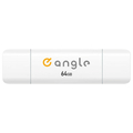 e angle USB3．2(Gen1)TypeC-A対応USBメモリ 64GB ホワイト ANGV-CRUAC064-A-W