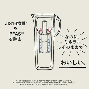 東レ トレビーノポット型浄水器 e angle select PT307SLV-E6-イメージ4