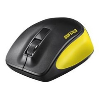 BUFFALO 無線 BlueLED 3ボタン プレミアムフィットマウス イエロー BSMBW300MYE