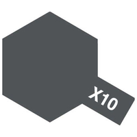 タミヤ アクリルミニ X-10 ガンメタル TｱｸﾘﾙﾐﾆX10N