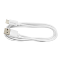 イツワ商事 USB-A to Tupe-C(1．2m)PVCケーブル e angle select ホワイト EDCA03WH