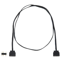 アイネックス アドレサブルLED用延長ケーブル 50cm ブラック RLD-EXD50A