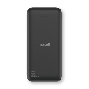 マクセル 半固体モバイルバッテリー10000mAh ブラック MPC-CSSB10000BK-イメージ1