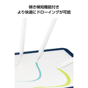 エレコム iPad用アクティブタッチペン ホワイト P-TPACSTAP10WH-イメージ5