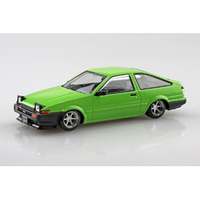 アオシマ 1/32 トヨタ スプリンタートレノ カスタム(グリーン) 楽プラ スナップキット No.11CU-GN Aﾗｸﾌﾟﾗ11CUGNﾄﾚﾉCｸﾞﾘ-ﾝ