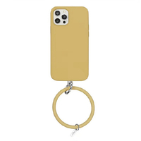 GAACAL iPhone 14 Pro用落下防止リング付きTPUケース カーキ P00252KQP