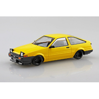 アオシマ 1/32 トヨタ スプリンタートレノ カスタム(イエロー) 楽プラ スナップキット No.11CU-YW Aﾗｸﾌﾟﾗ11CUYWﾄﾚﾉCｲｴﾛ-