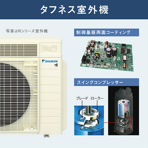 ダイキン 「工事代金別」 6畳 フィルター自動清掃 省エネハイパワーエアコン e angle select うるさらX Rシリーズ ATR22ASE5-WS-イメージ19