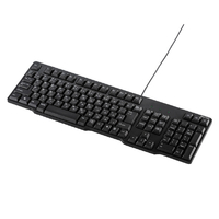 サンワサプライ USBキーボード ブラック SKB-L2UBKN
