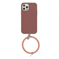 GAACAL iPhone 14用落下防止リング付きTPUケース テラコッタ P00252RKQ