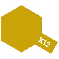 タミヤ アクリルミニ X-12 ゴールドリーフ TｱｸﾘﾙﾐﾆX12N