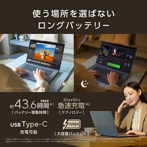 ASUS ASUS Zenbook SORA 16 (UX3607OA) ノートパソコン アイスランドグレー UX3607QA-PU16570GR-イメージ7