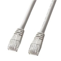 サンワサプライ エンハンスドカテゴリ5より線LANケーブル（20m） ライトグレー KB-T5Y-20N