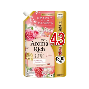 ライオン ソフラン アロマリッチ ダイアナ つめかえ用 1300mL FCE565M-イメージ1