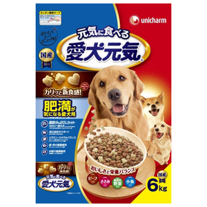 ユニ・チャームペットケア 愛犬元気肥満が気になる愛犬用ビーフ・ささみ・緑黄色野菜・小魚入り 6kg ｱｲｹﾝｹﾞﾝｷﾋﾏﾝﾋﾞ-ﾌｻｻﾐ6.0KG-イメージ1