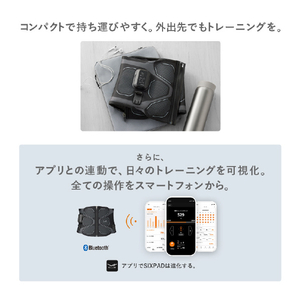 SIXPAD SIXPAD Core Belt 2 S【コントローラー別売り】 黒 SE-CB-03A-S-イメージ6