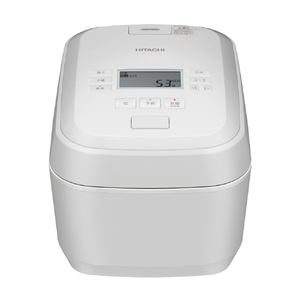 日立 圧力&スチームIH炊飯器 圧力&スチーム ふっくら御膳 フロストホワイト RZ-V100KM-W-イメージ2