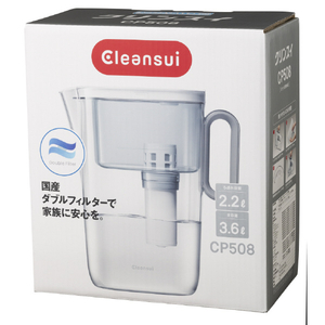 クリンスイ ポット型浄水器 クリンスイ・浄水ポット CP508-GR-イメージ2