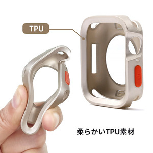 WEARPLANET Apple Watch 41/40mm用FLUFFY POT ソフトケース ベビーピンク WP26944-イメージ10