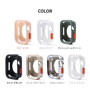 WEARPLANET Apple Watch 41/40mm用FLUFFY POT ソフトケース ベビーピンク WP26944-イメージ14