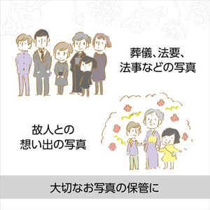 ハクバ 写真台紙 メモリアル台紙 想 2Lサイズ 1面(ヨコ) りんどう MM-R2LY1PU-イメージ7