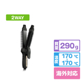 パナソニック 2Wayコンパクトブラシアイロン(26mm) ブラック EH-HV42-K