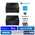 MSI デスクトップパソコン オリジナル Cubi 5 12M-470JP ブラック CUBI-5-12M-470JP
