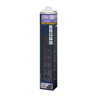 エルパ USBスイッチ付きタップ 雷ガード 3個口2m Type-C2ポート PD20W e angle select ブラック WBL-32SUC2PDBKE5