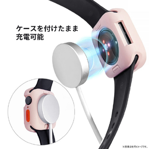 WEARPLANET Apple Watch 41/40mm用FLUFFY POT ソフトケース クロム シルバー WP26954-イメージ12