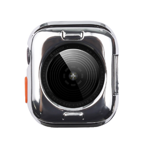 WEARPLANET Apple Watch 41/40mm用FLUFFY POT ソフトケース クロム シルバー WP26954-イメージ3