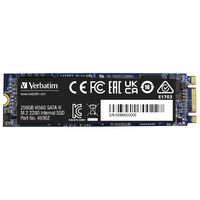 Verbatim 内蔵SSD M．2 SATA 2280 Vi560シリーズ 256GB 49362-J