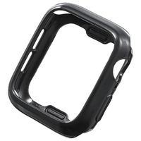 エレコム Apple Watch40mm用ソフトバンパー ブラック AW-20SBPUBK