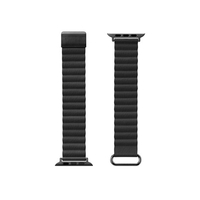 PGA Apple Watch 42/41/40/38mm用PUレザーマグネットバンド ブラック PGAW41MG01BK