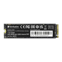 Verbatim 内蔵SSD NVMe PCIe Gen3．0x4 PCIe3．0 Vi3000シリーズ 1TB 49375-J