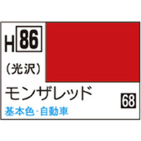 GSIクレオス 水性ホビーカラー H-86 モンザレッド H86ﾓﾝｻﾞﾚﾂﾄﾞN