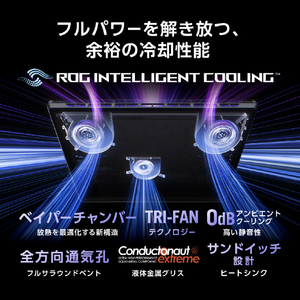 ASUS ノートパソコン ROG Strix SCAR 18 (G835LXG) オフブラック G835LXG-U9R5090R642T-イメージ5