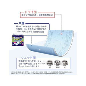 大王製紙 キレキラ! ワイパードライ×ウェットシート 16枚×2P FCE019Y-イメージ4