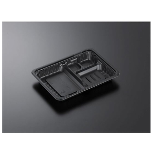 中央化学 弁当容器 CT ガチ弁 LIK23-17E2 BK 身 50枚 FCG946W-00461150-イメージ1
