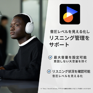 SONY ワイヤレスノイズキャンセリングステレオヘッドセット ブラック WH-CH730N B-イメージ7