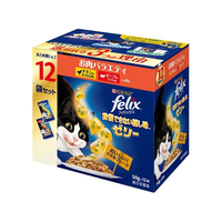 ネスレピュリナペットケア フィリックスパウチ 我慢できない隠し味ゼリー お肉バラエティ 50g×12袋 FC985PM-12506749