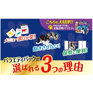ネスレピュリナペットケア フィリックスパウチ 我慢できない隠し味ソース お魚お肉バラエティ 50g×12袋 FC986PM-12474146-イメージ3