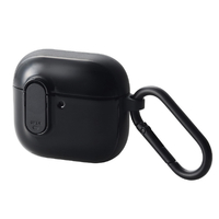 エレコム AirPods (第4世代)用 TOUGH SLIM Lock ブラック AVA-AP06TSLBK